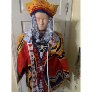 King of Hearts Halloween Costume One Size Fits All